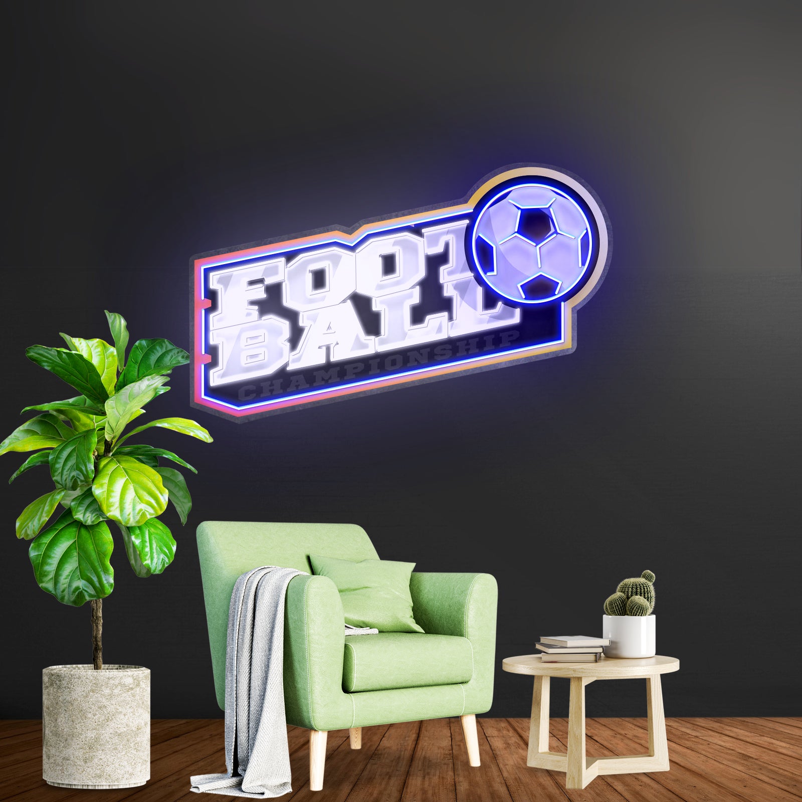 Football Led Neon Sign Light Custom Led Signs