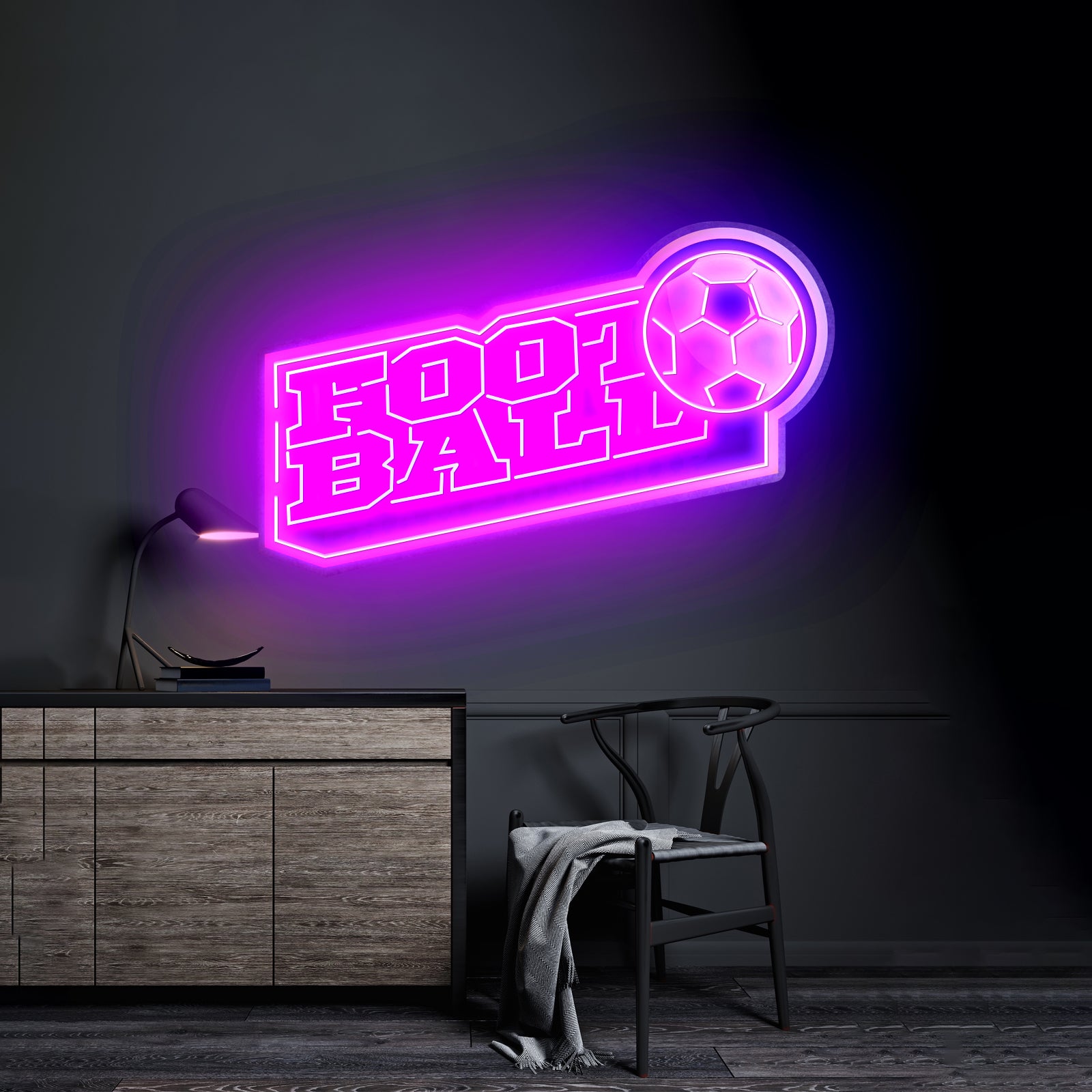 Football Led Neon Sign Light Custom Led Signs