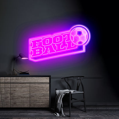 Football Led Neon Sign Light Custom Led Signs