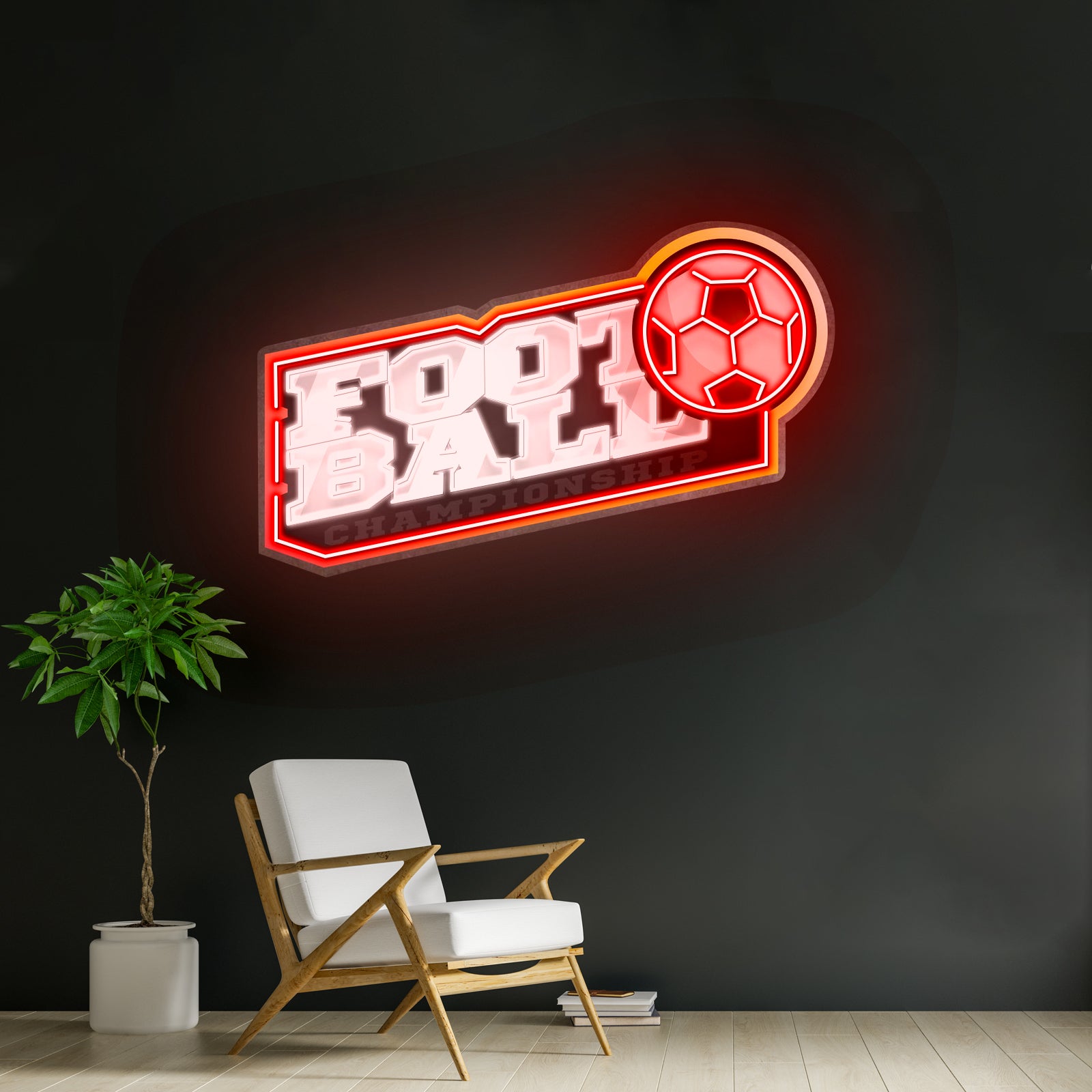 Football Led Neon Sign Light Custom Led Signs