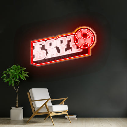 Football Led Neon Sign Light Custom Led Signs