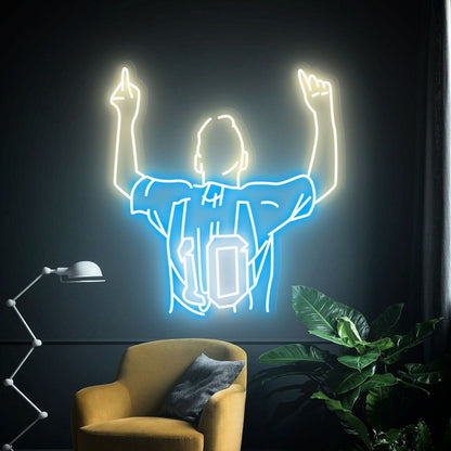 Football led neon sign Soccer Light Decor - Shineneon