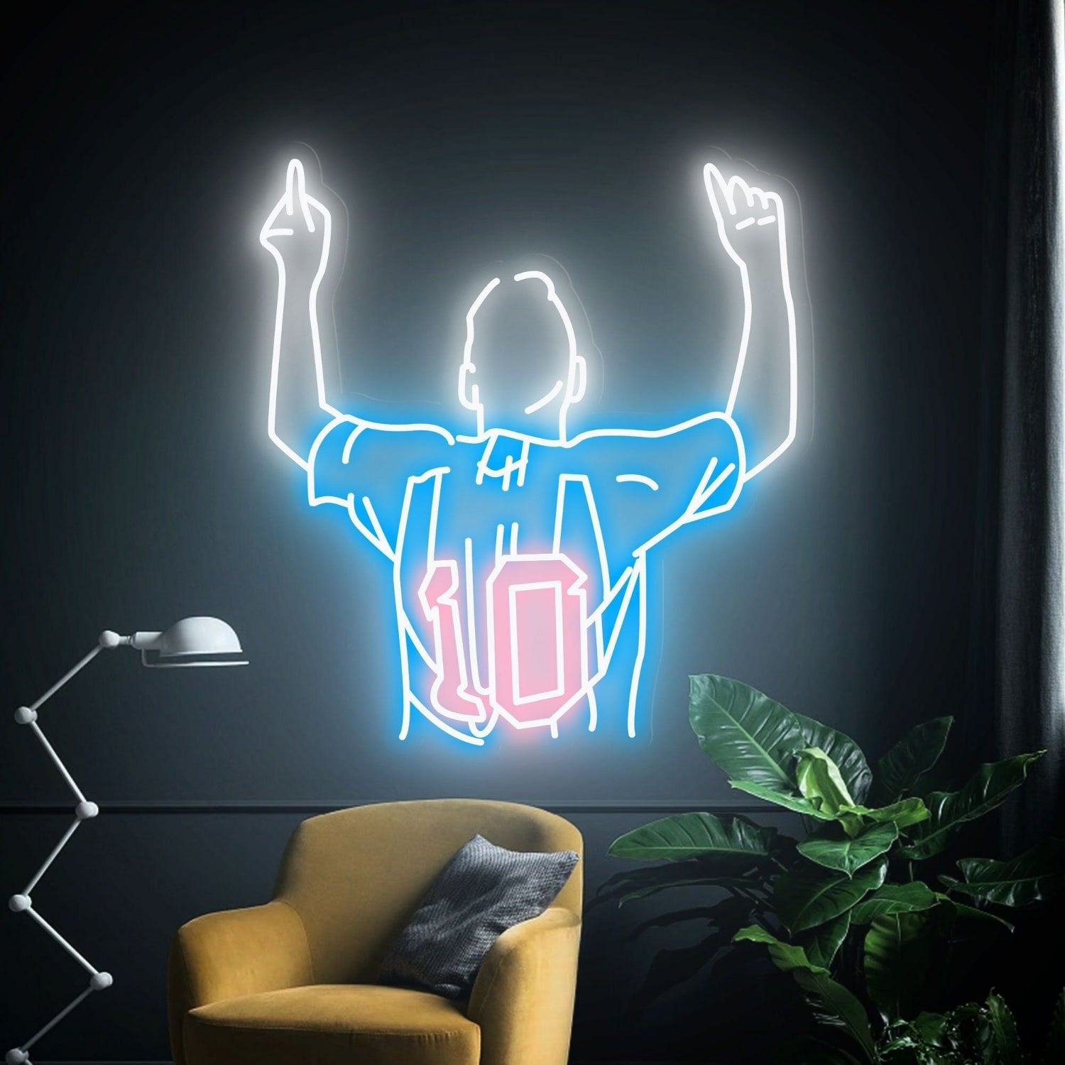 Football led neon sign Soccer Light Decor - Shineneon
