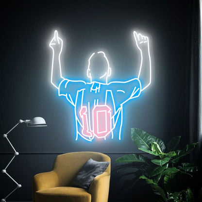 Football led neon sign Soccer Light Decor - Shineneon