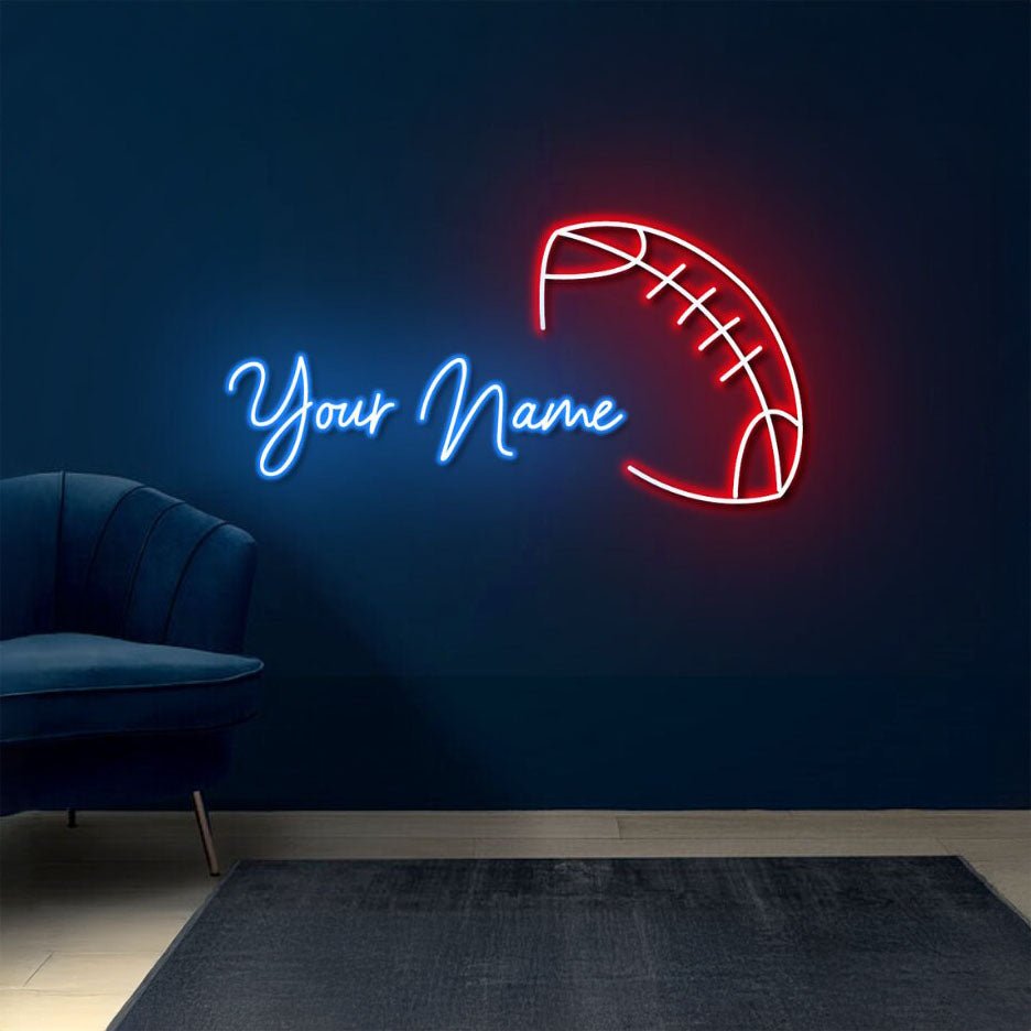Football Name Neon Sign - Shineneon