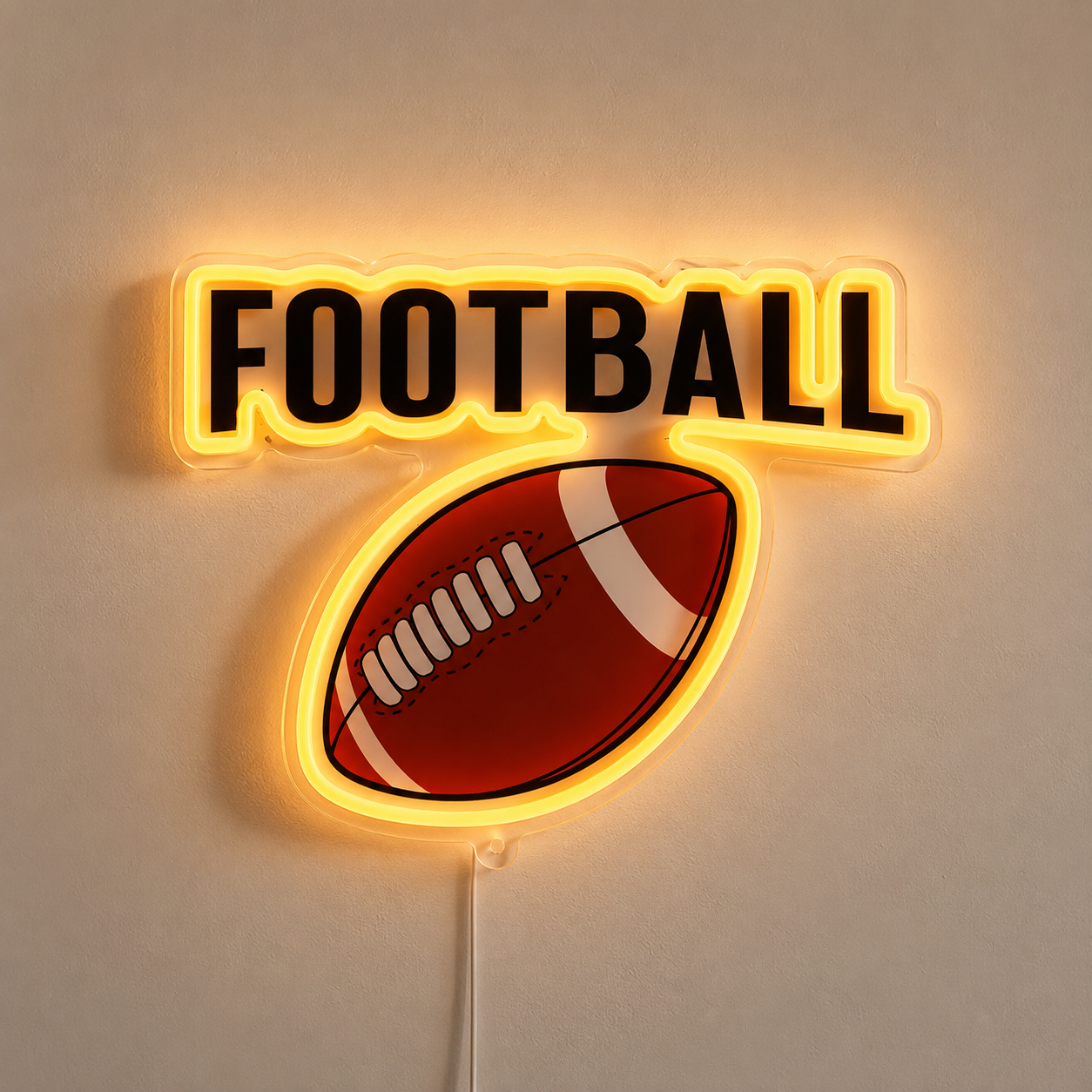 Football Practice Room LED Neon Sign main product image