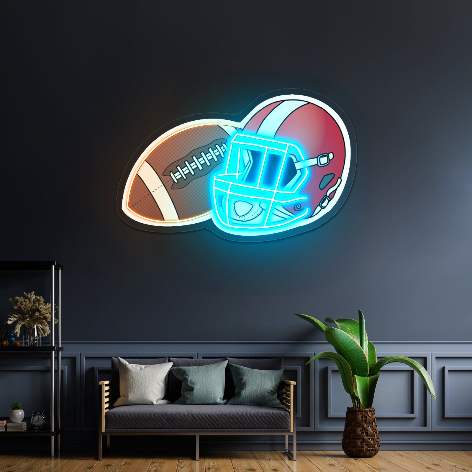 Football Sports Neon Signs For Wall Decor