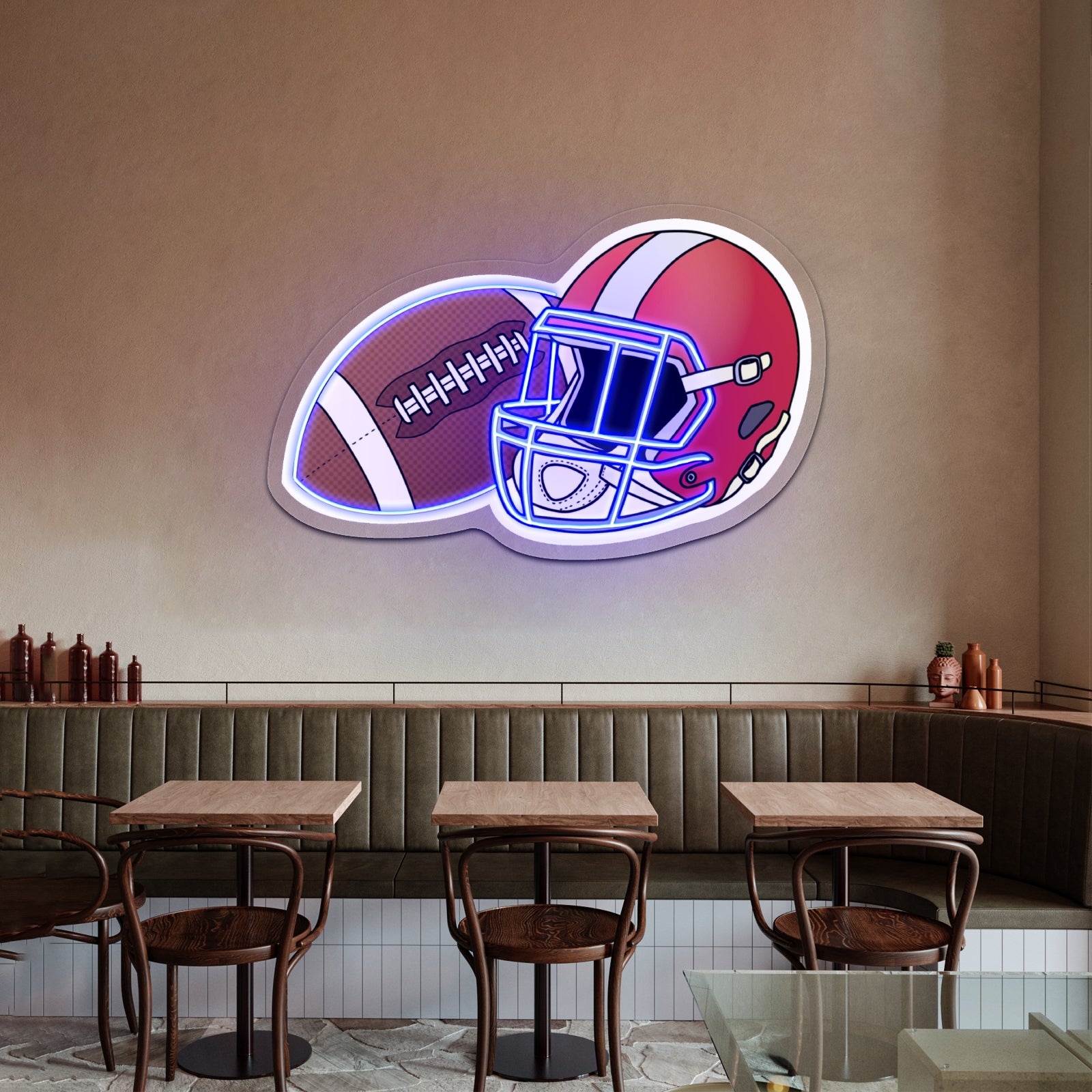 Football Sports Neon Signs For Wall Decor