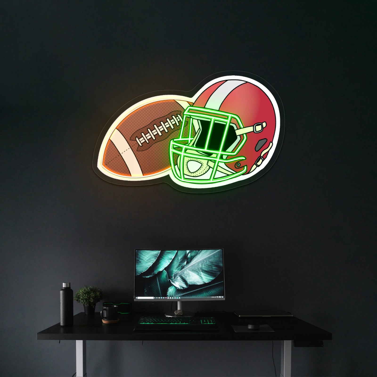 Football Sports Neon Signs For Wall Decor