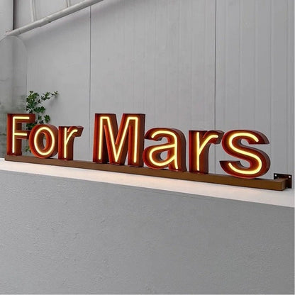 For Mars 3D Frontlit And Backlit Channel Letter Led Light Sign - Shineneon