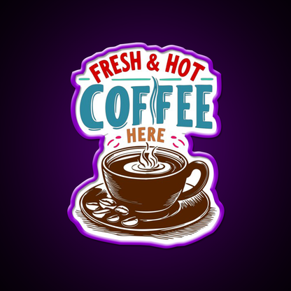 For The Coffee Enthusiast Cafe Led Neon Sign Espresso Bar Art Rgb Color