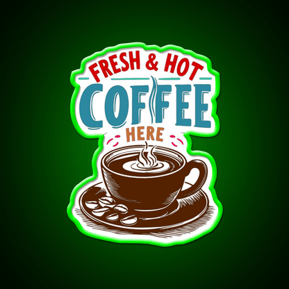 For The Coffee Enthusiast Cafe Led Neon Sign Espresso Bar Art Rgb Color - Shineneon