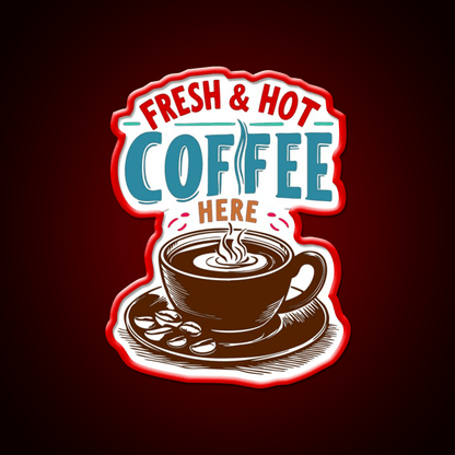 For The Coffee Enthusiast Cafe Led Neon Sign Espresso Bar Art Rgb Color - Shineneon