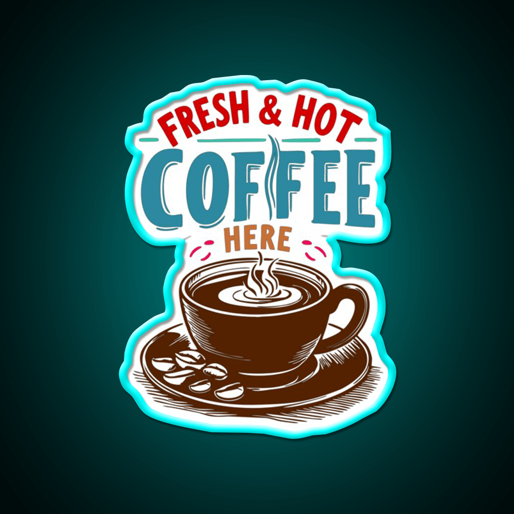 For The Coffee Enthusiast Cafe Led Neon Sign Espresso Bar Art Rgb Color - Shineneon