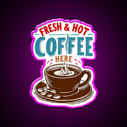 For The Coffee Enthusiast Cafe Led Neon Sign Espresso Bar Art Rgb Color - Shineneon