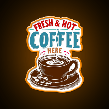 For The Coffee Enthusiast Cafe Led Neon Sign Espresso Bar Art Rgb Color - Shineneon
