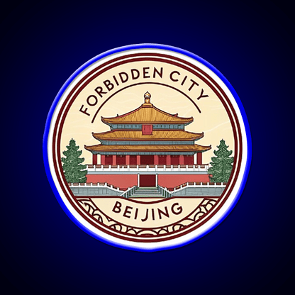 Forbidden City Beijing Asian Cultural Led Neon Sign Rgb Color - Shineneon