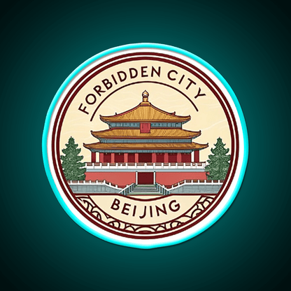 Forbidden City Beijing Asian Cultural Led Neon Sign Rgb Color - Shineneon