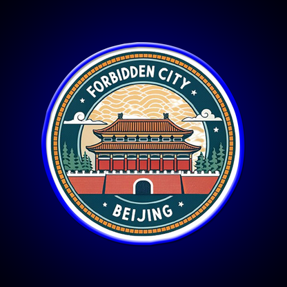 Forbidden City Beijing Asian Cultural Led Neon Sign Wall Art Rgb Color - LED neon sign view 5