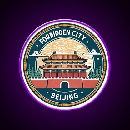 Forbidden City Beijing Asian Cultural Led Neon Sign Wall Art Rgb Color - LED neon sign view 9