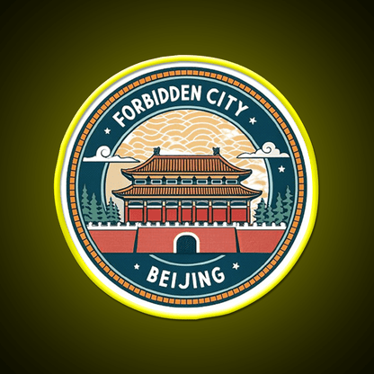Forbidden City Beijing Asian Cultural Led Neon Sign Wall Art Rgb Color - Shineneon