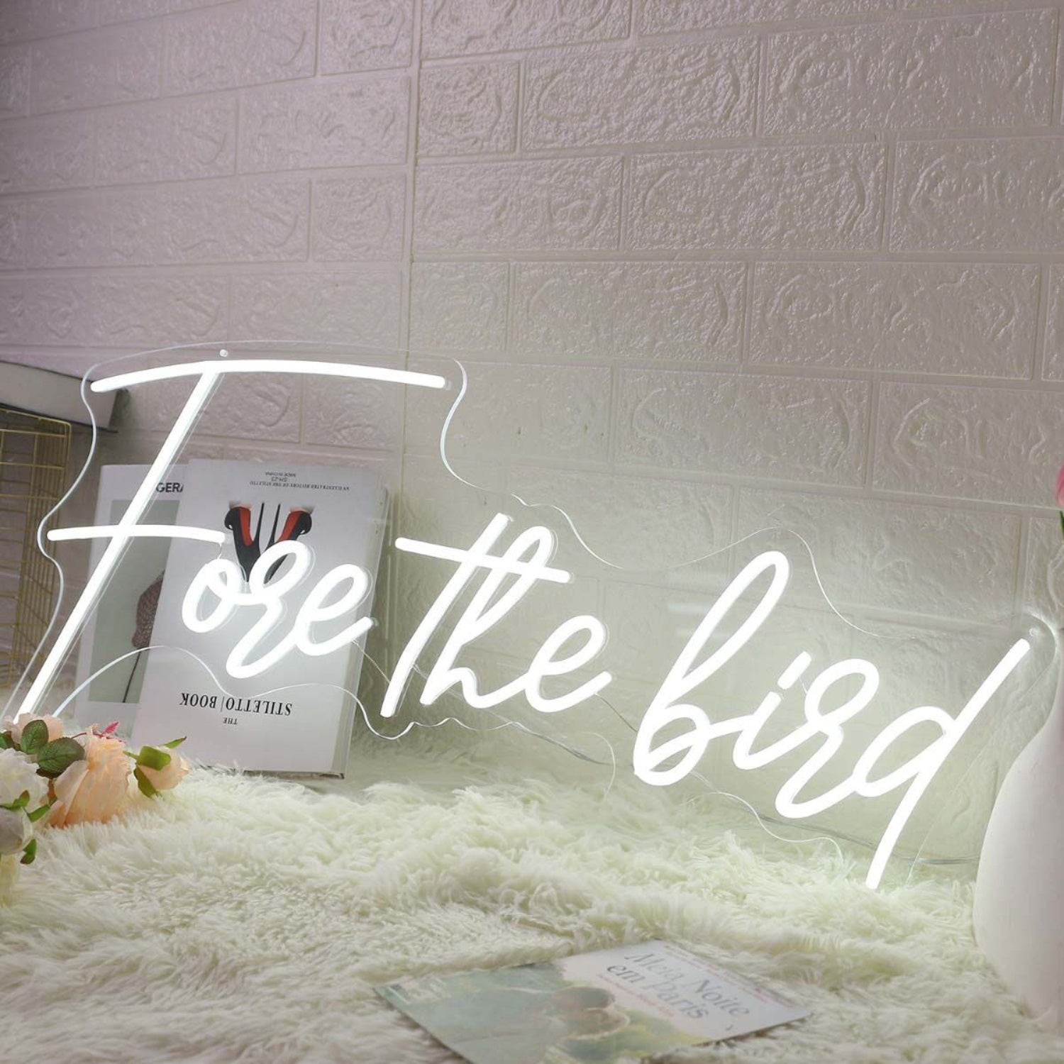 Fore The Bird White Led Neon Sign - Shineneon
