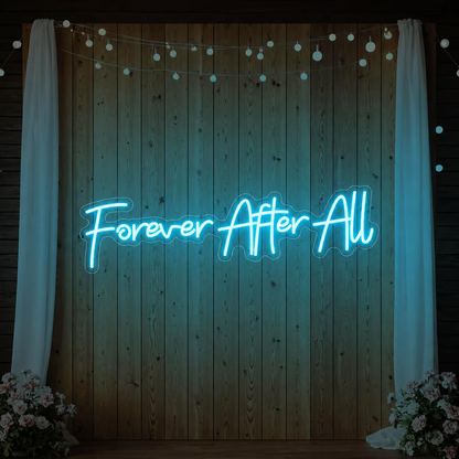 Forever After All Wall Decor LED Neon Sign - 01 Original Product Image