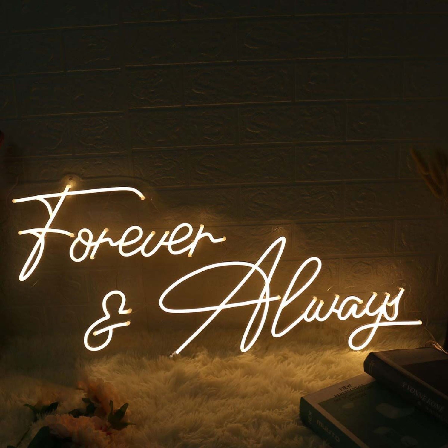 Forever And Always Yellow Wedding Led Neon Sign | Shineneon