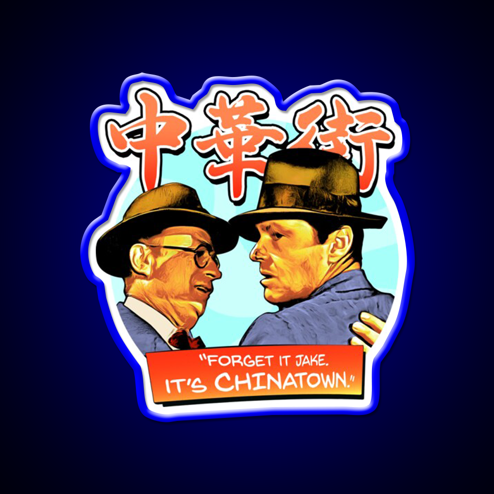 Forget It Jake Its Chinatown Asian Cultural Led Neon Sign Rgb Color - LED neon sign view 5