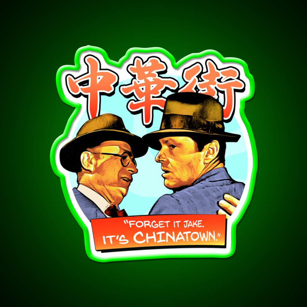 Forget It Jake Its Chinatown Asian Cultural Led Neon Sign Rgb Color - LED neon sign view 8
