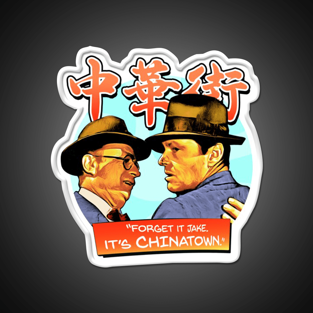 Forget It Jake Its Chinatown Asian Cultural Led Neon Sign Rgb Color - Shineneon