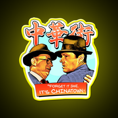 Forget It Jake Its Chinatown Asian Cultural Led Neon Sign Rgb Color - LED neon sign view 7