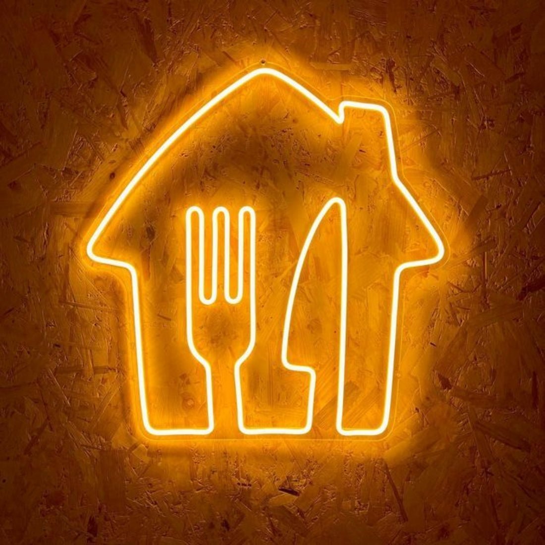 Fork Knife House Neon Signs Neon Lights Led Neon Signs - Shineneon