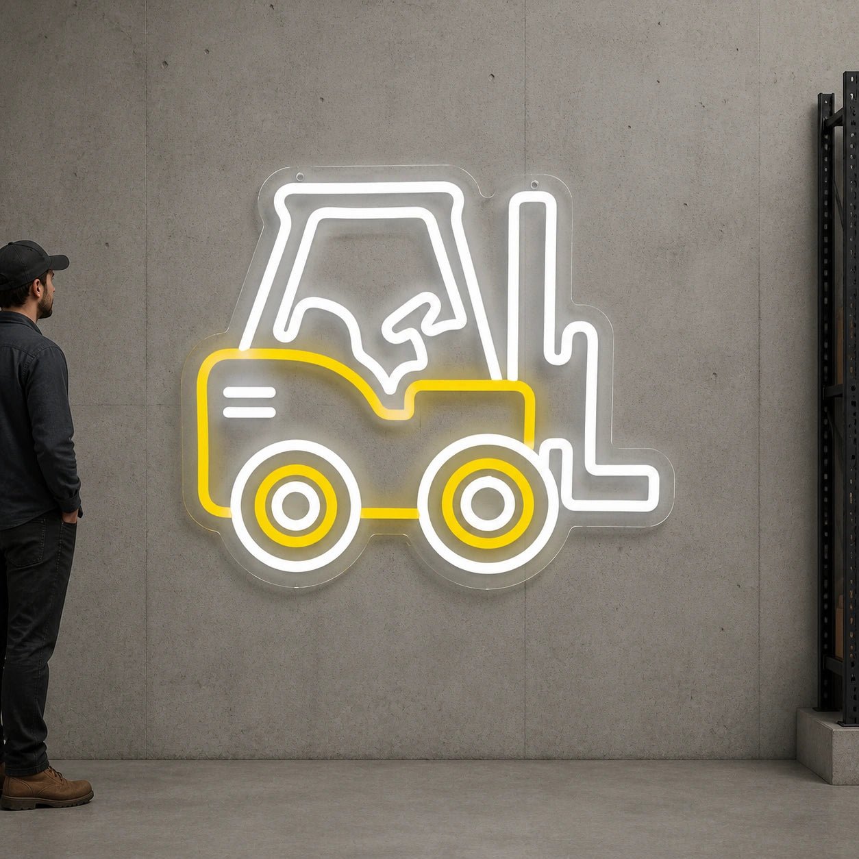 Forklift Vintage LED Neon Sign - Shineneon