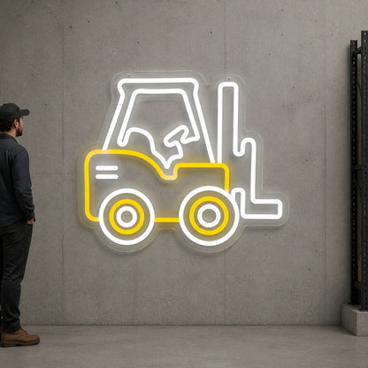 Forklift Vintage LED Neon Sign - Shineneon