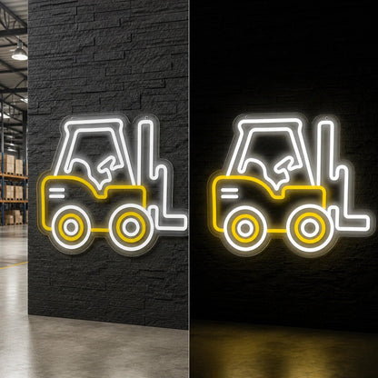 Forklift Vintage LED Neon Sign - Shineneon
