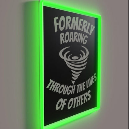 Formerly Roaring Through The Lives Tornado Rgb Led Neon Sign - Shineneon