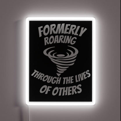 Formerly Roaring Through The Lives Tornado Rgb Led Neon Sign - Shineneon