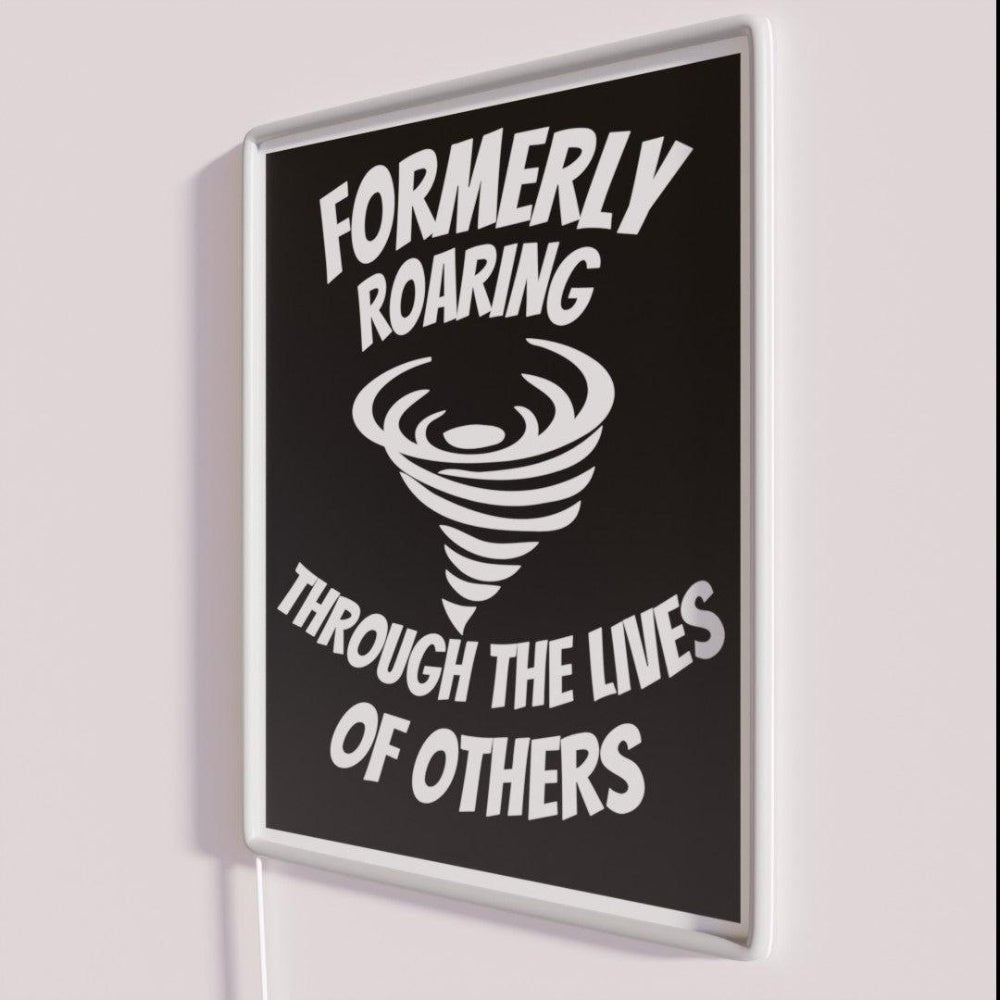 Formerly Roaring Through The Lives Tornado Rgb Led Neon Sign - Shineneon