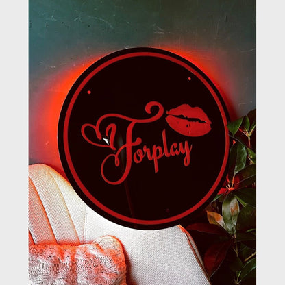 Forplay Acrylic Business Logo Sign - Shineneon