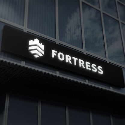 Fortress 3D Frontlit Channel Letters Led Light Sign
