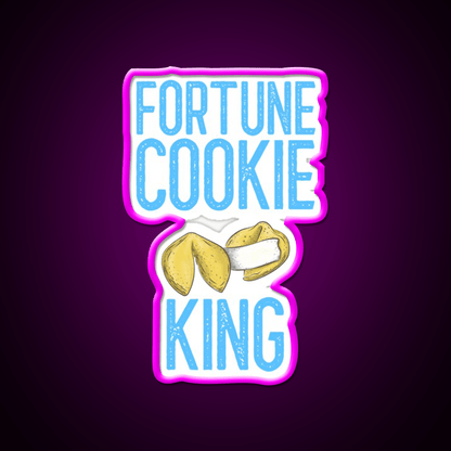 Fortune Cookie King Fortune Cookie Gift Led Neon Sign Chinese Food Rgb Color - Shineneon