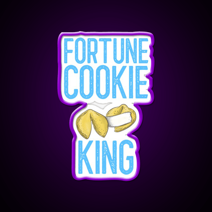Fortune Cookie King Fortune Cookie Gift Led Neon Sign Chinese Food Rgb Color - Shineneon