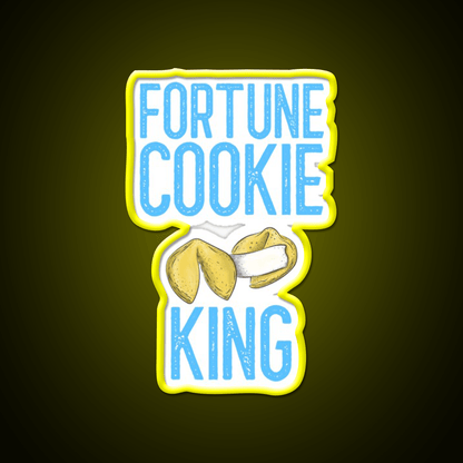 Fortune Cookie King Fortune Cookie Gift Led Neon Sign Chinese Food Rgb Color - Shineneon