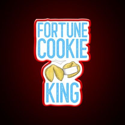 Fortune Cookie King Fortune Cookie Gift Led Neon Sign Chinese Food Rgb Color - Shineneon
