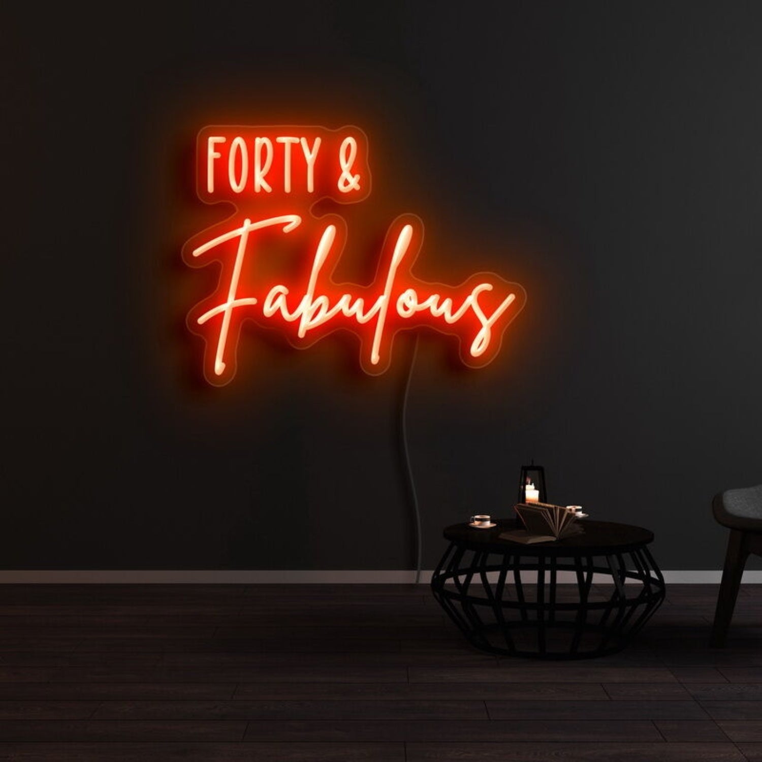 Forty And Fabulous Led Neon Sign - Shineneon