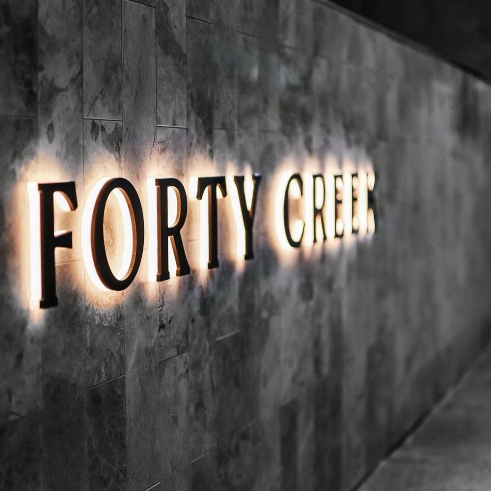 Forty Creek 3D Backlit Channel Letters Led Light Sign - Shineneon