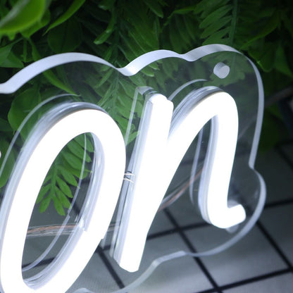 Fotomaton White Led Neon Sign - Shineneon