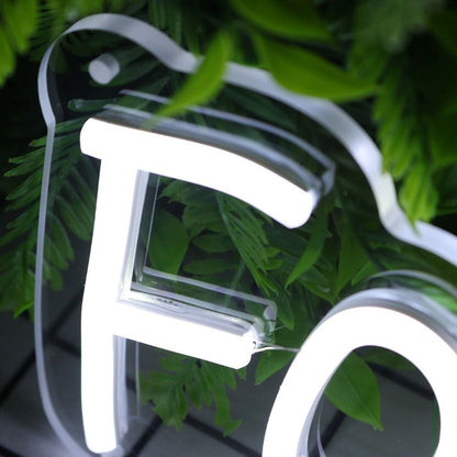 Fotomaton White Led Neon Sign - Shineneon