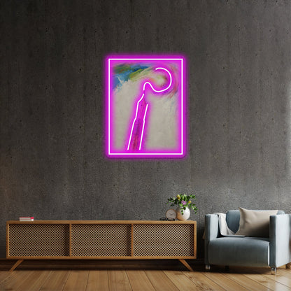 Fountain Pen Artwork Personalized Light Up Sign - Shineneon